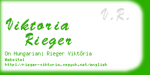 viktoria rieger business card